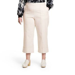 Women's Plus Size High-Rise Cuff Straight Leg Cropped Pants Rachel Comey x Targe